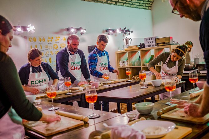 Pasta Cooking Class Near the Colosseum with 3 Spritz Cocktails - What the three-hour Rome class is really like