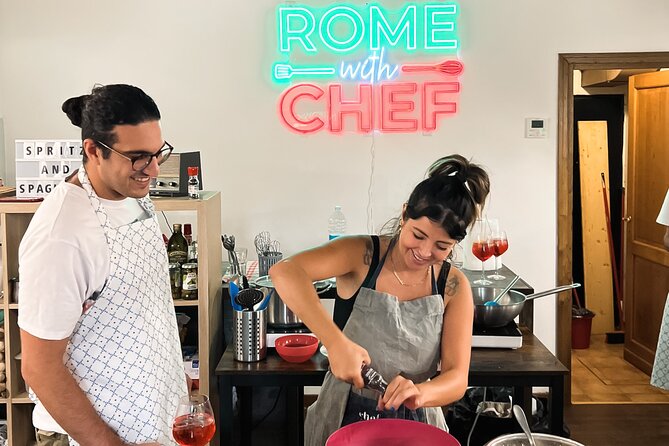 Pasta Cooking Class Near the Colosseum with 3 Spritz Cocktails - Is $95.53 a fair price?