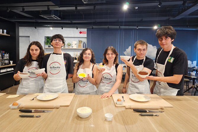 Pasta Fettuccine, Ravioli and Tiramisu MasterClass - Tiramisu keeps the dessert lesson hands-on