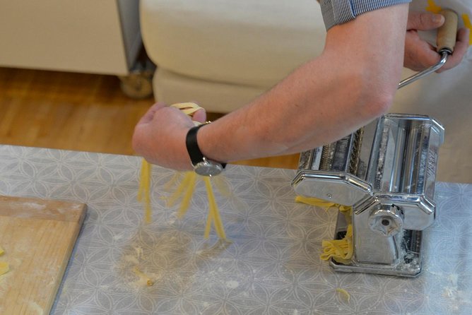 Pasta Fresca Hands-on Cooking Class with a Local in Como - Rolling dough with a local chef