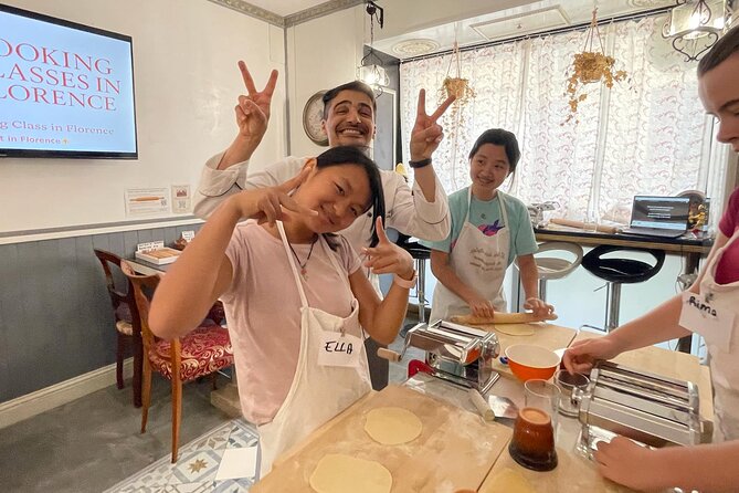 Pasta Making Class with Dinner and Wine in Florence - Music, singing, and wine prizes