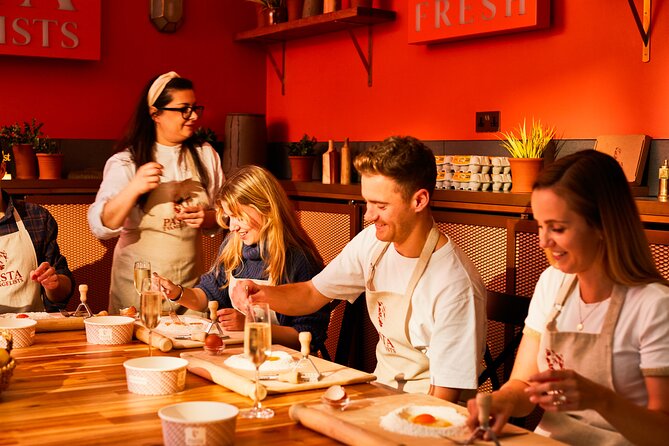 Pasta Making with Unlimited Prosecco in London's West End - Learning the pasta shapes