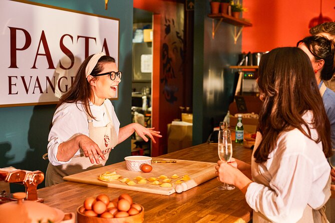 Pasta Making with Unlimited Prosecco in London's West End - Antipasti and the first glass of Prosecco
