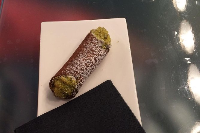 Private Cooking Class in Taormina: Pasta from Scratch and Cannoli - Sitting down on the outdoor terrace