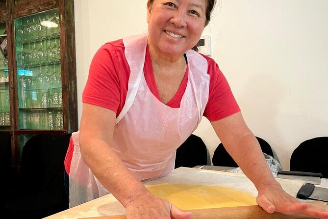 Private cooking class with lunch + Balsamic Vinegar experience - Rolling dough for tortellini, tortelloni, and tagliatelle