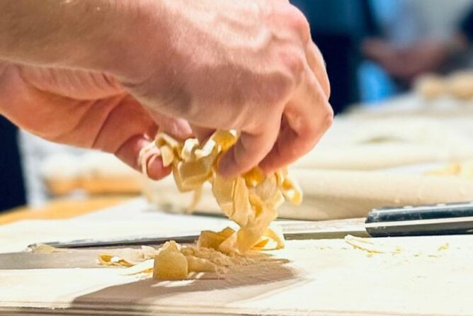 Private Pasta & Tiramisu Cooking Class with Unlimited Wine - Prosciutto, cheese, and a welcome glass