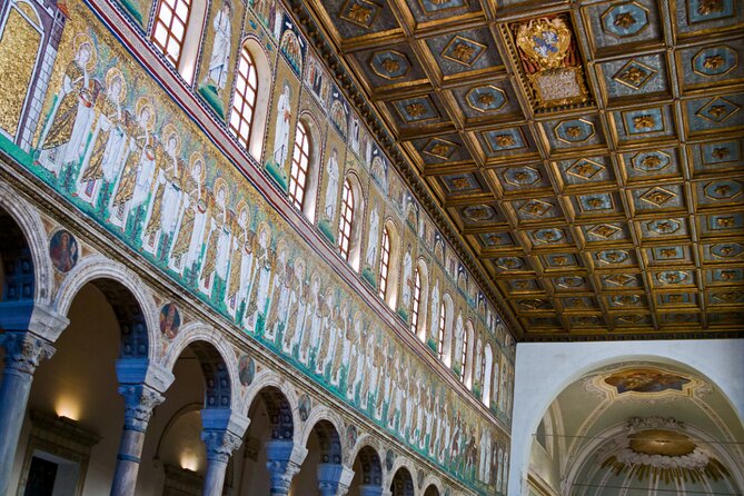 Ravenna UNESCO Monuments with Pasta, Piadina and Gelato Tasting - The blue ceiling of Galla Placidia
