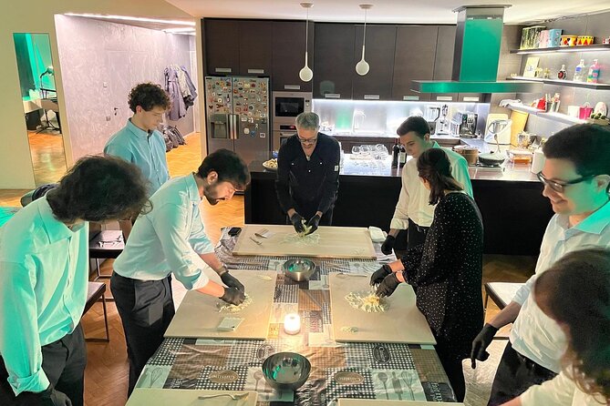 Rockin kitchen : Fresh Pasta lesson with Music Aperitif Dinner - The aperitif with piadina, wine, and local products