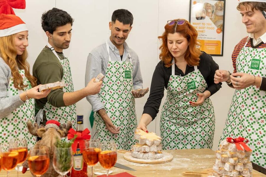 Rome Cooking Class: Make Pasta and 3 Spritz Cocktails - Kneading and shaping fresh pasta