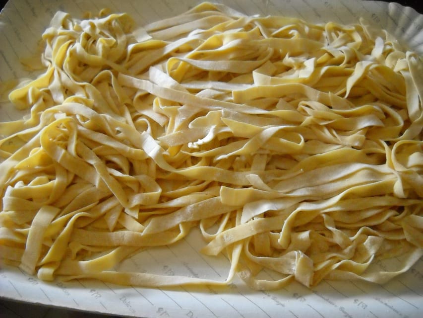 Rome: Homemade Tagliatelle Cooking Class + Prosecco & Lunch - Key points to know before booking