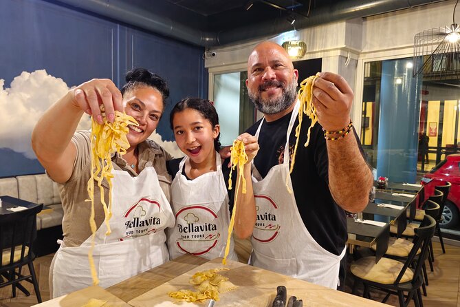 Rome: Pasta Fettuccine Ravioli and Tiramisu Cooking Class - Key points at a glance