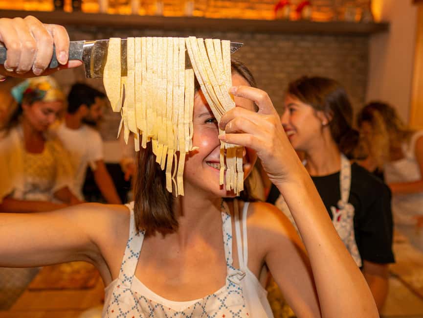 Rome: Pasta-Making Class with Italian Spritzes - Hugo Spritz and Limoncello to finish the evening