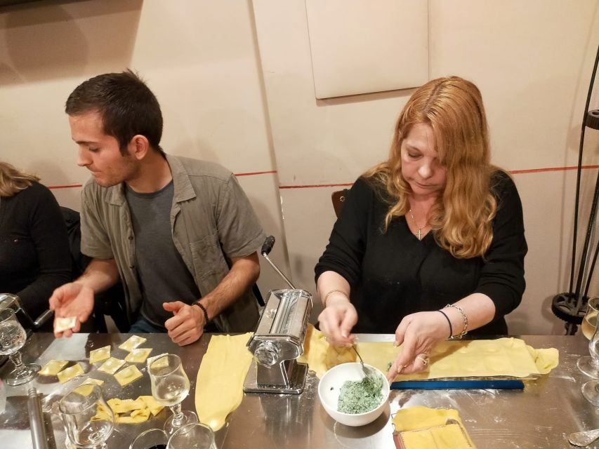 Rome: Pasta Making Class with Tiramisu & Wine PRIVATE OPTION - Wine, soft drinks, and the meal afterward
