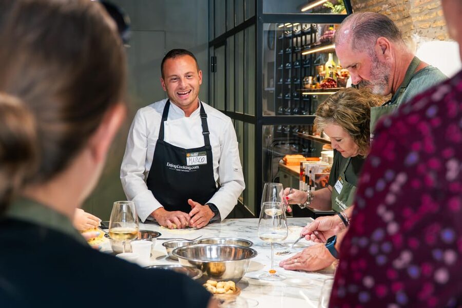Rome: Pasta, Ravioli & Tiramisu Cooking Class by Colosseum - Starting with pasta dough and Italian technique