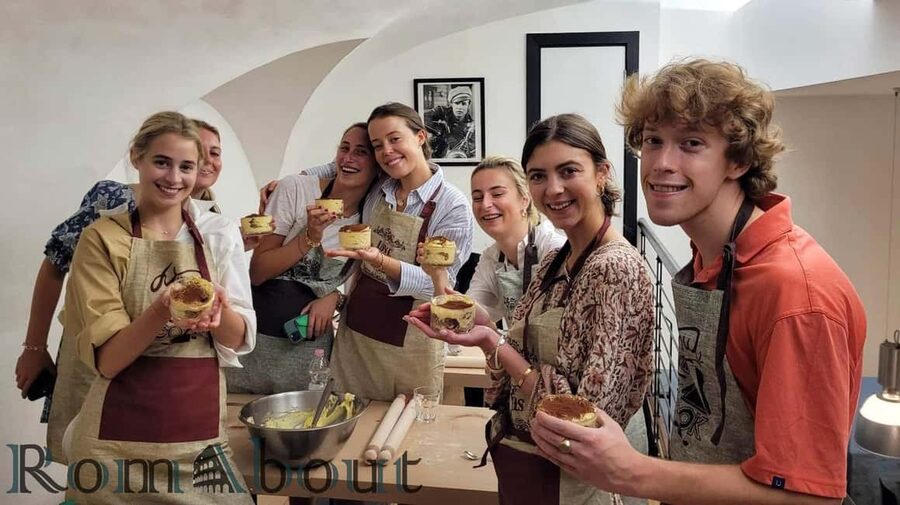 Rome: Traditional Pasta and Tiramisu Cooking Class - Starting With Prosecco and Italian Food History