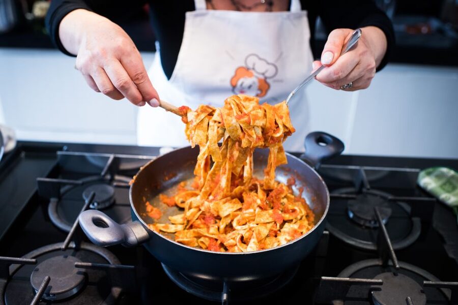 Siena: Pasta-Making Class at a Local's Home - Setting up your pasta workstation