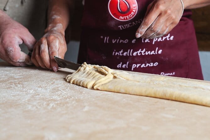 Small Group Pasta Making Class Wine Tasting in a Tuscan Castle - Three wines and Tuscan table manners
