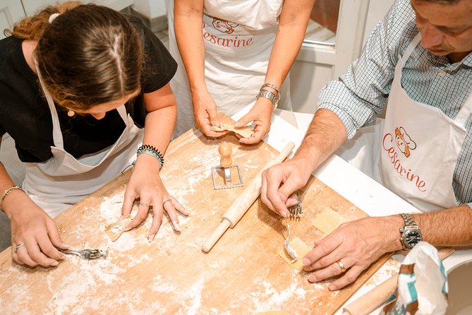 Sorrento: Private Pasta & Tiramisu Class at a Local's Home - Rolling dough, filling ravioli, and shaping gnocchi