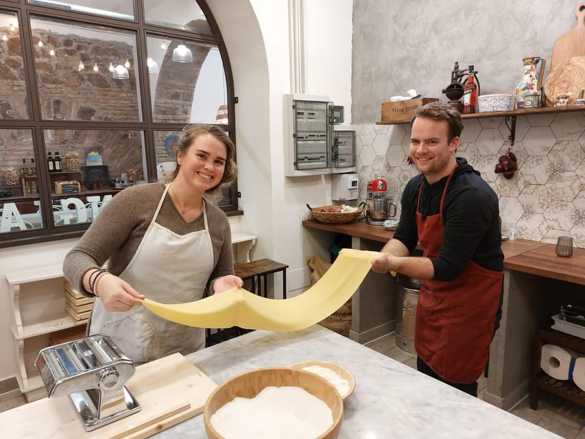 Super Fun Pasta and Gelato Cooking Class by the Vatican - How the 2.5-hour schedule works