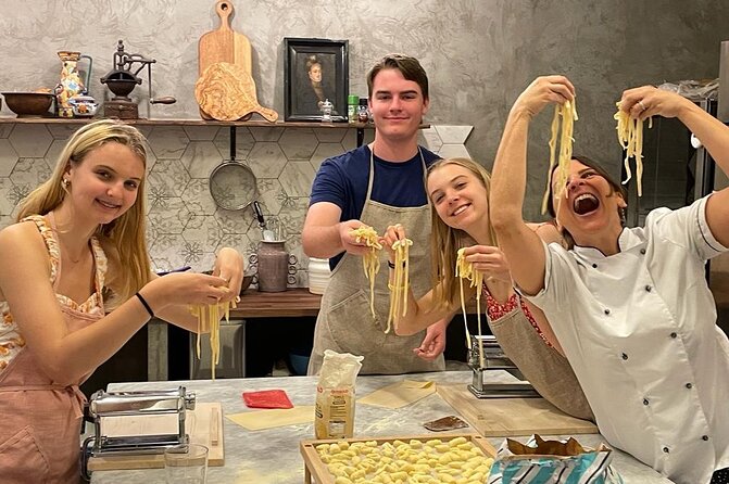 Super Fun Pasta & Gelato Class by Vatican with Wine + Oil Tasting - What the $85.26 price includes in value