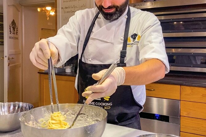 Trastevere Food Tour with Pasta-Making Class - Eating what you made in Rome