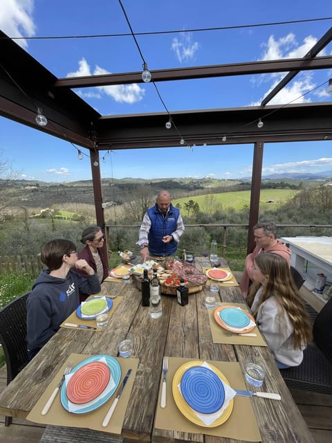 Truffle hunting in Chianti with pasta cooking class & lunch - Making tagliatelle back at the farm