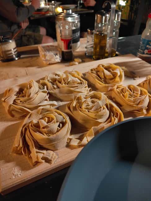 Vatican Pasta Class with wine and tiramisù - Rolling pasta by hand, not just watching