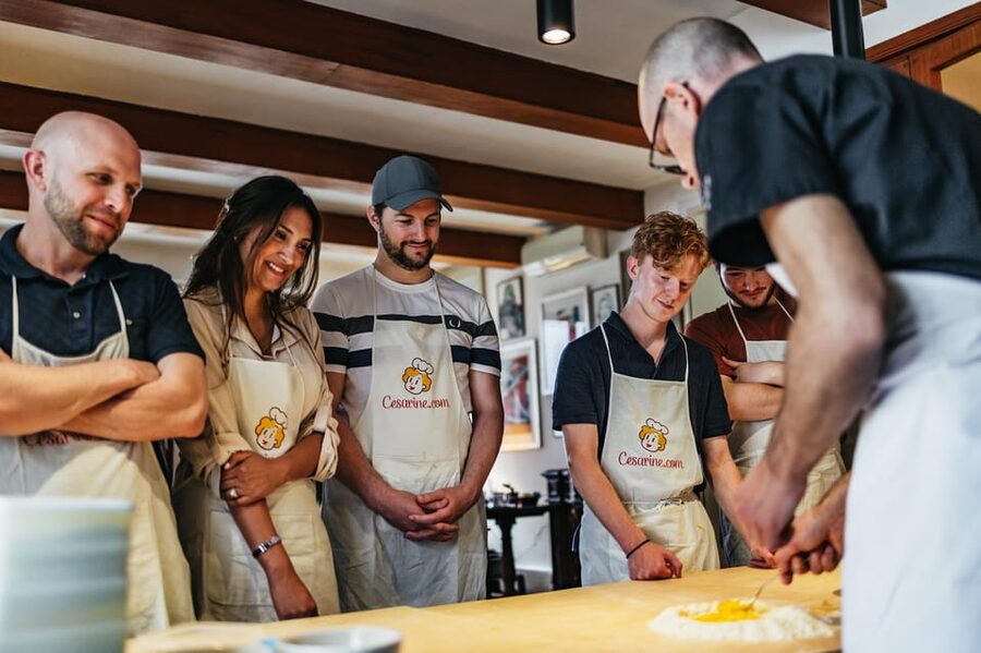 Venice: Pasta and Tiramisu Cooking Class at a Local's Home - Rolling fresh dough and making two pasta shapes