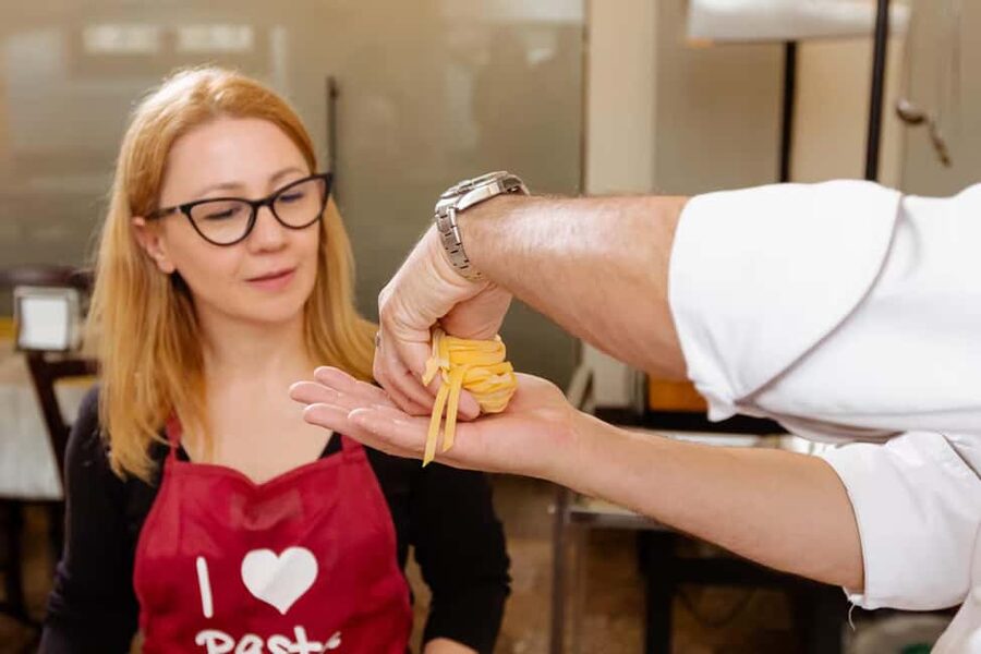 Venice: Pasta Class with Wine and Gelato - Making gelato from scratch